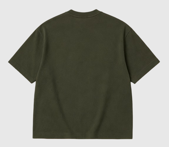 Oversized Basic T-Shirt-Green