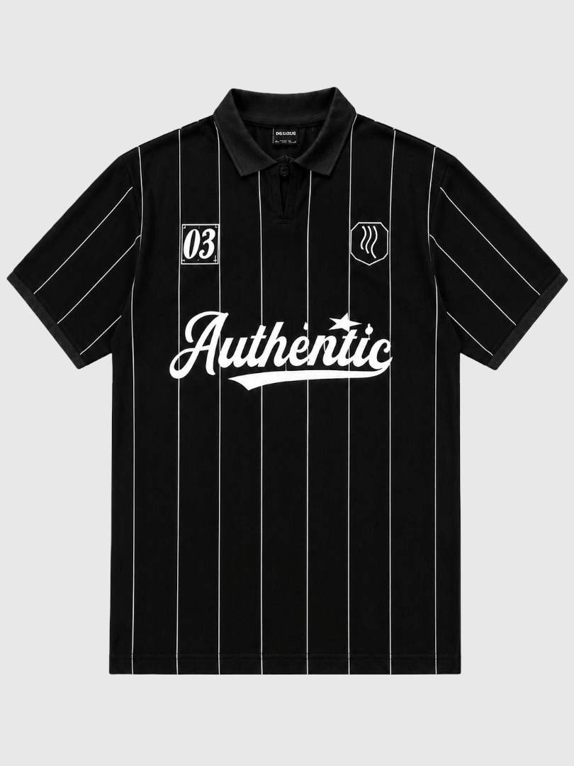 Authentic 03 Polo T-Shirt – Black