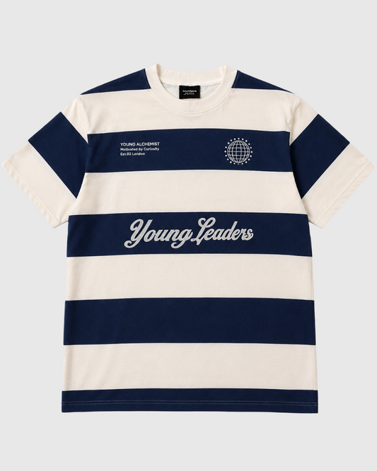 Young Leader Oversized T-Shirt – Navy & White