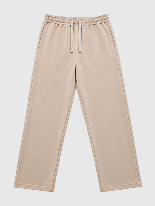 Premium Wide-Leg Trouser Beige