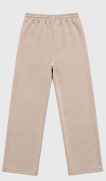 Premium Wide-Leg Trouser Beige