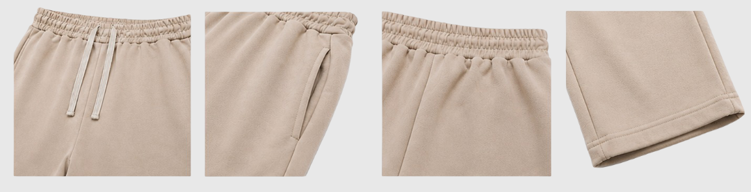 Premium Wide-Leg Trouser Beige