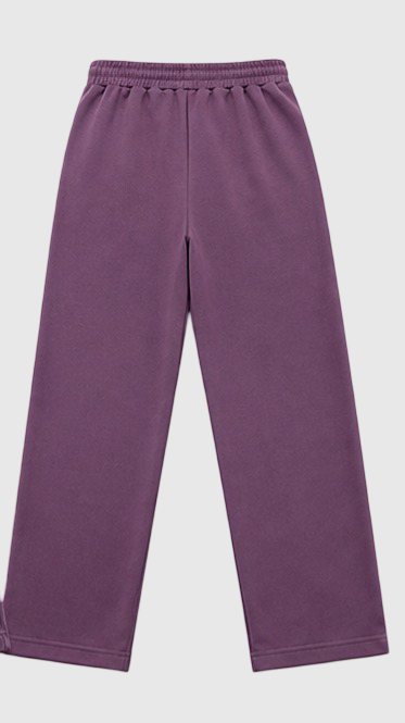 Premium Wide-Leg Trouser Plum