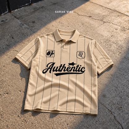 Authentic Polo T-Shirt - Beige