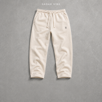 Modern Baggy Fit Trouser – Off White