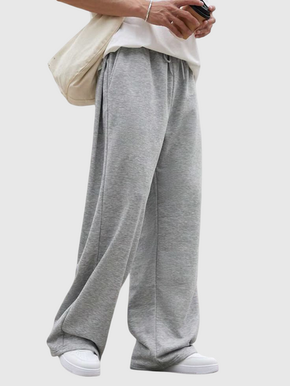 Premium Baggy Fit Trouser-Light Grey