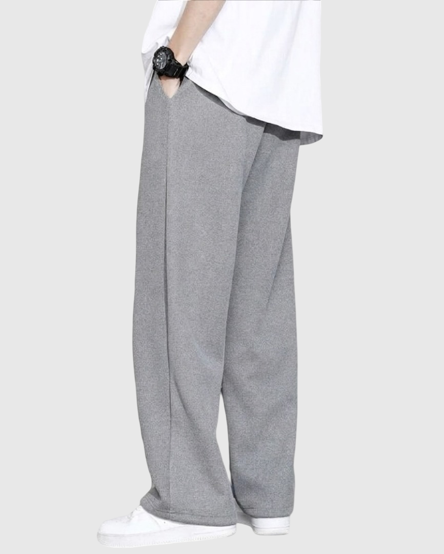 Premium Baggy Fit Trouser-Charcoal Grey