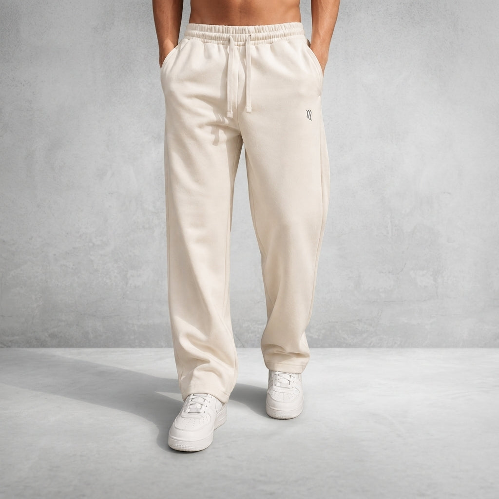 Modern Baggy Fit Trouser – Off White