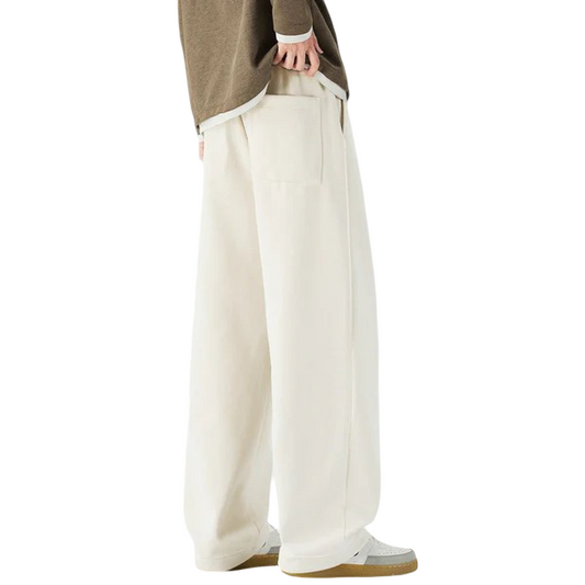 Baggy Wide-Leg Trouser Off-White
